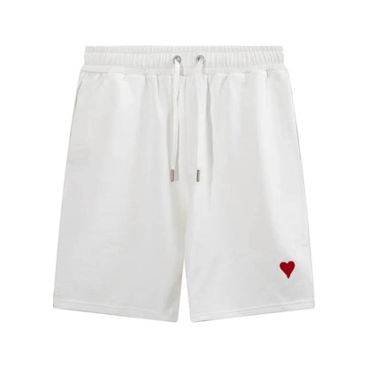 Designer Luxury Heart-Shaped Jogger Shorts for Men & Women - Buy Center - Buy Center UK