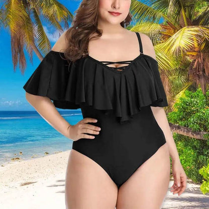 Buy Center High Waist Padded Monokini - Quick Drying Women Swimsuit - Buy Center UK