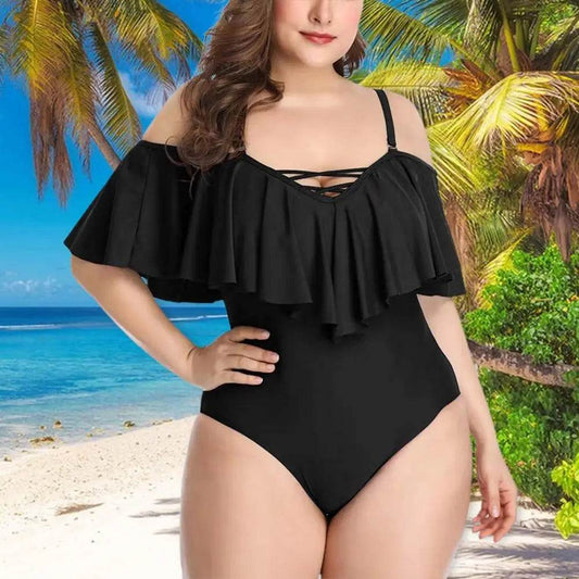 Buy Center High Waist Padded Monokini - Quick Drying Women Swimsuit - Buy Center UK