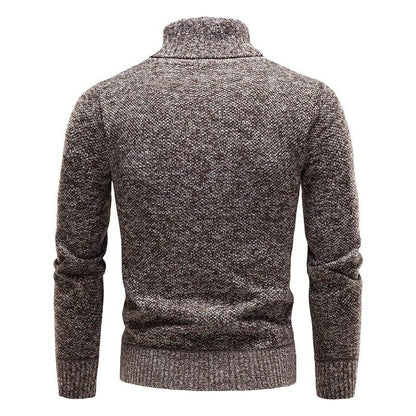 Buy Center Men’s Fleece Turtleneck Sweater - Slim Fit & Warm - Buy Center UK