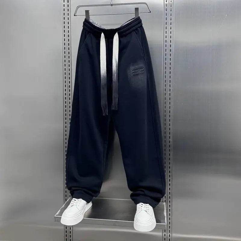 Buy Center Black Casual Straight Pants - Luxury Jogger Sweatpants - Buy Center UK