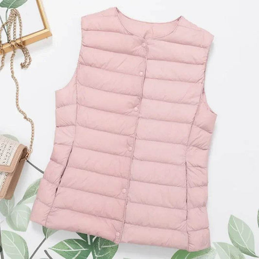 Buy Center Women's Sleeveless Down Liner Vest - Ultra Light & Warm - Buy Center UK