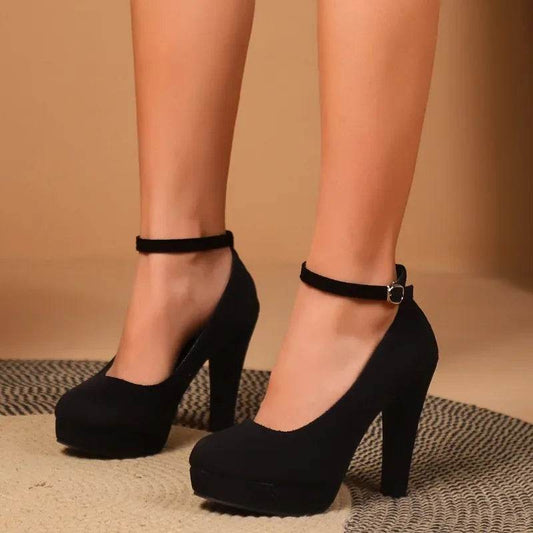 Buy Center Women’s High Heels - Suede Pointed Toe Party Pumps - Buy Center UK