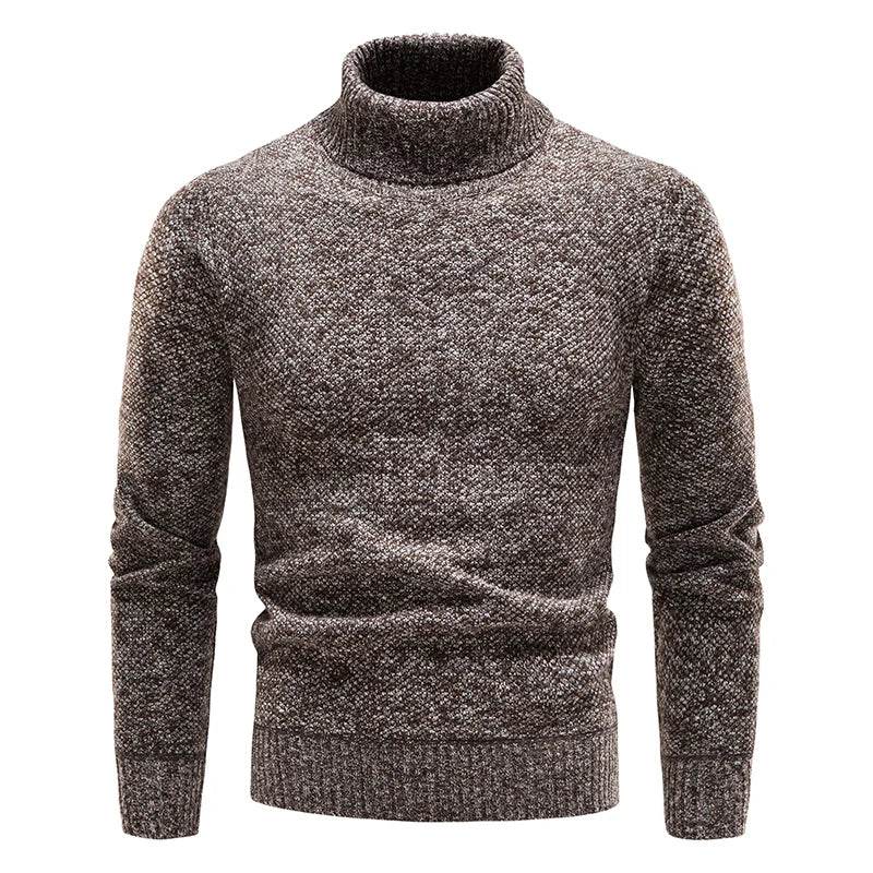 Buy Center Men’s Fleece Turtleneck Sweater - Slim Fit & Warm - Buy Center UK