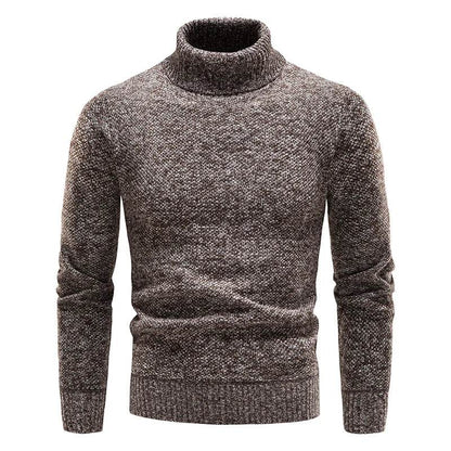 Buy Center Men’s Fleece Turtleneck Sweater - Slim Fit & Warm - Buy Center UK