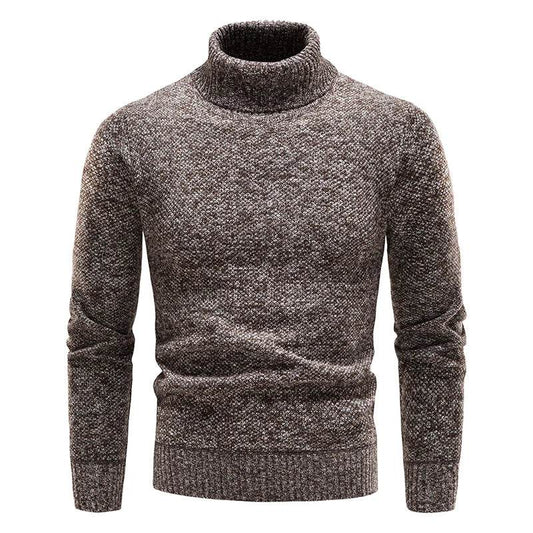 Buy Center Men’s Fleece Turtleneck Sweater - Slim Fit & Warm - Buy Center UK
