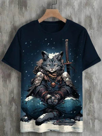 Buy Center Men's Ukiyo-E 3D Printed T-Shirts - Summer Casual Tees - Buy Center UK