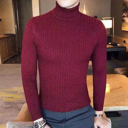 Buy Center Casual Vintage Wool Turtleneck Sweater - Oversize Fit 2024 - Buy Center UK