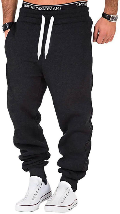 Buy Center Men's & Women's Casual Sports Pants - Elastic Belt, Loose Fit - Buy Center UK