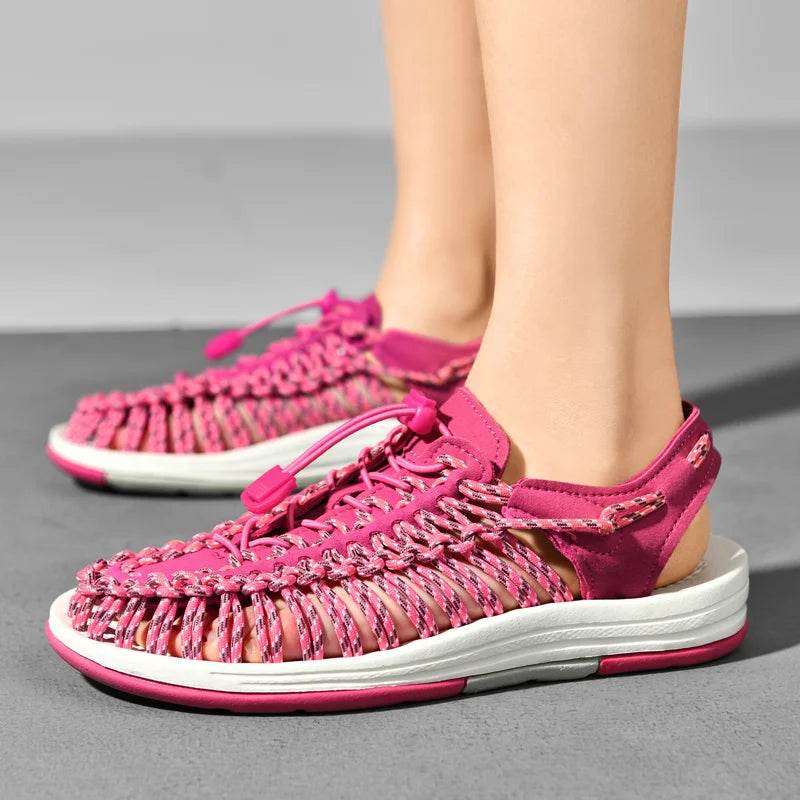 Buy Center Men's Genuine Leather Sandals - Casual Beach Shoes - Buy Center UK