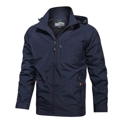 2025 Spring Thin Windbreaker Jacket for Men - Lightweight, Hooded Design - Buy Center UK