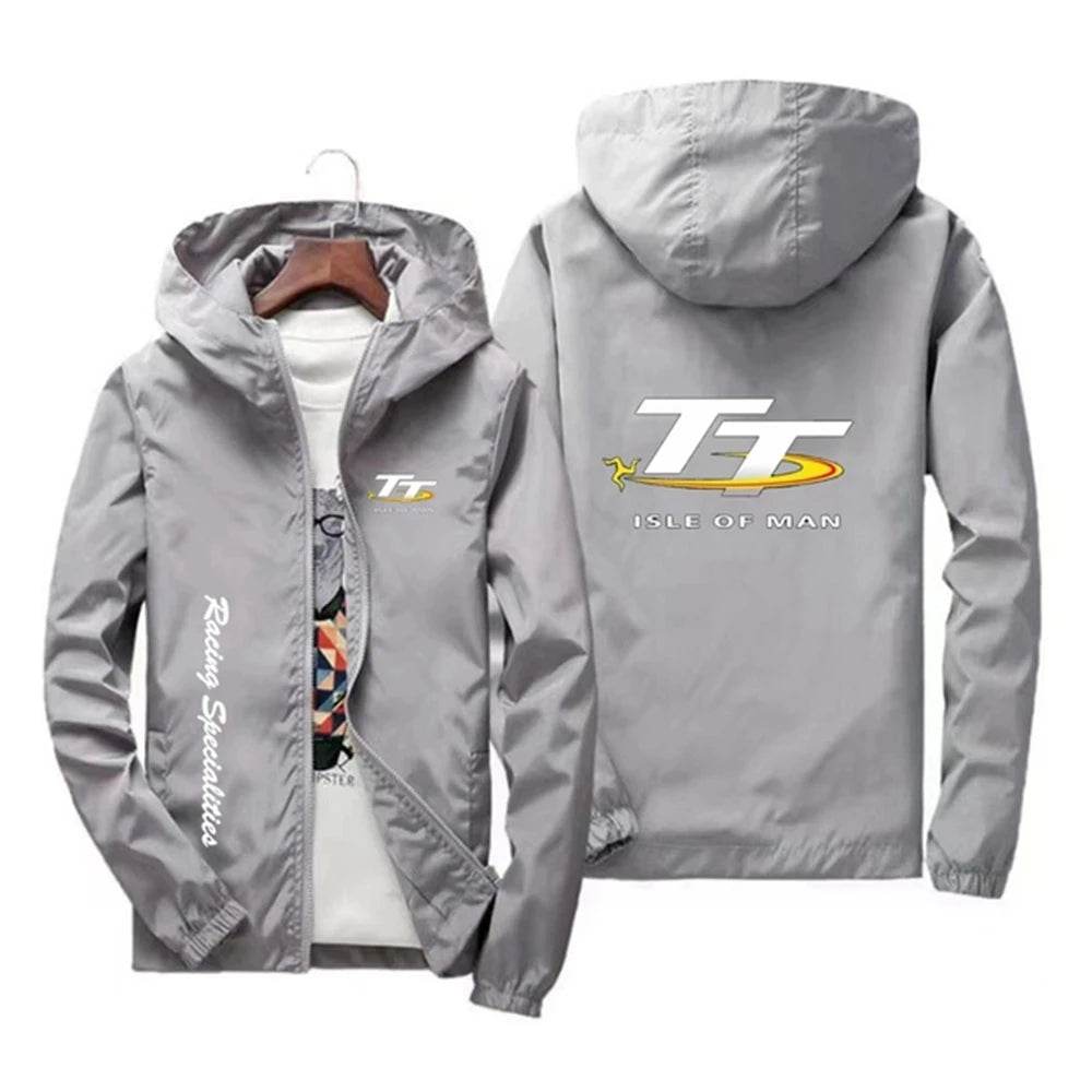 Buy Center Windproof Outdoor Jacket for Men - Quick-Drying, Zip Hoodie - Buy Center UK