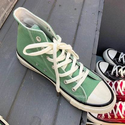 Buy Center Men's Canvas Sneakers - Unisex Lace-Up, Breathable Comfort - Buy Center UK