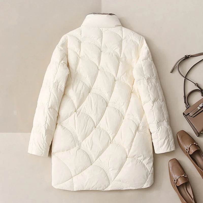 2023 Winter Stand Collar Down Jacket - Ultra Lightweight & Warm - Buy Center UK