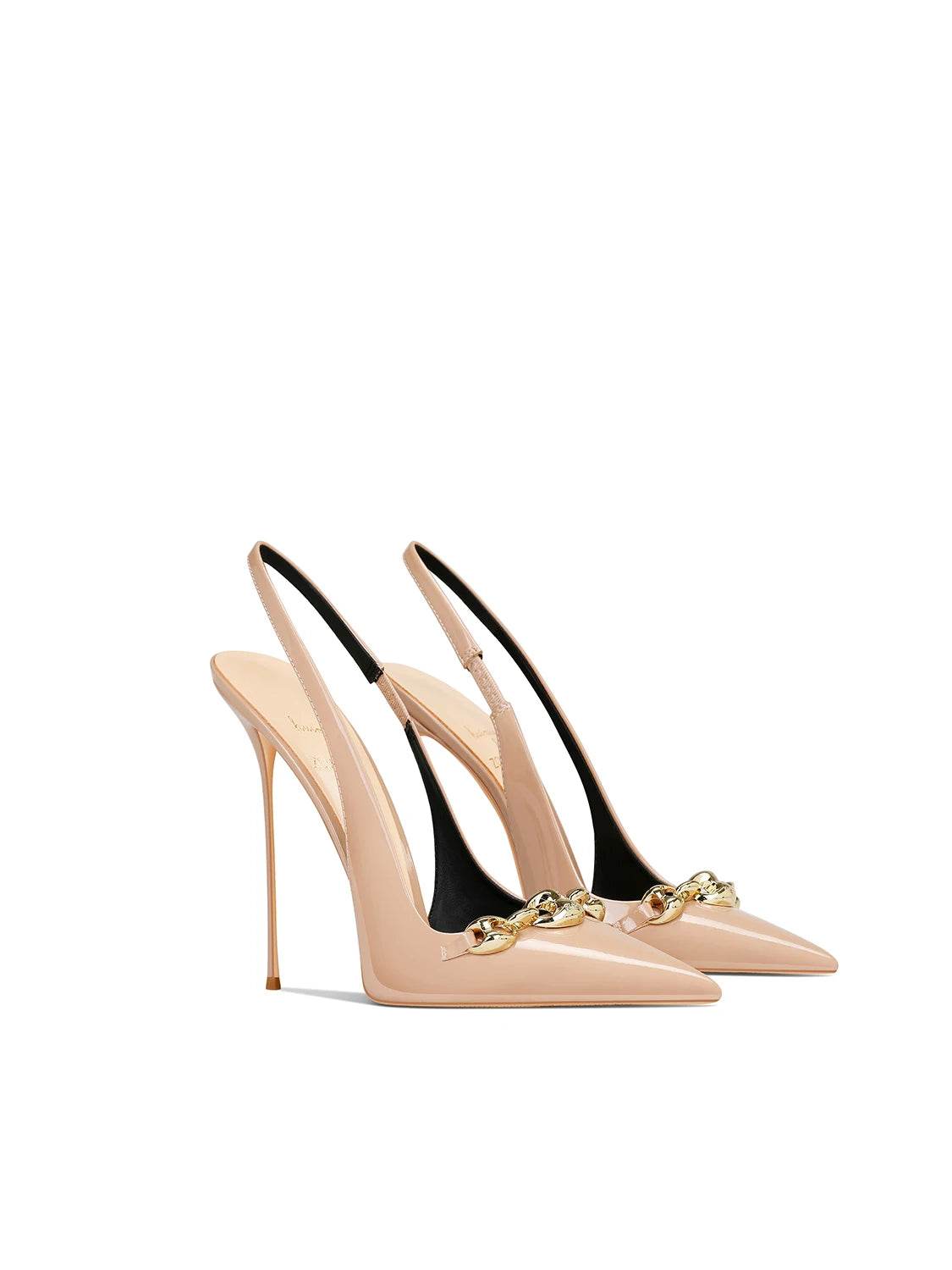 LEOSOXS High Heel Stiletto Pumps - French Style, Thin Buckle Design - Buy Center UK