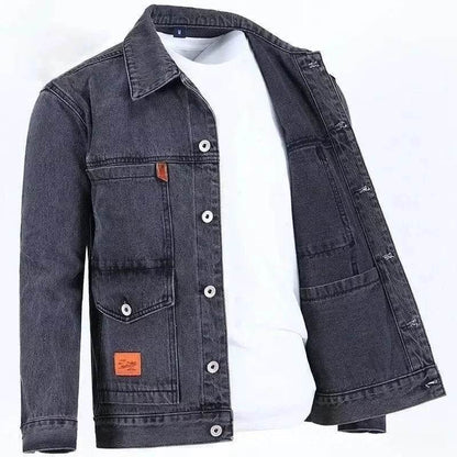 Buy Center Trendy Men's Loose Fit Denim Jacket - Spring Fashion - Buy Center UK