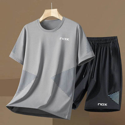 Buy Center Men's Tennis Sportswear - Summer T-shirt & Shorts Set - Buy Center UK