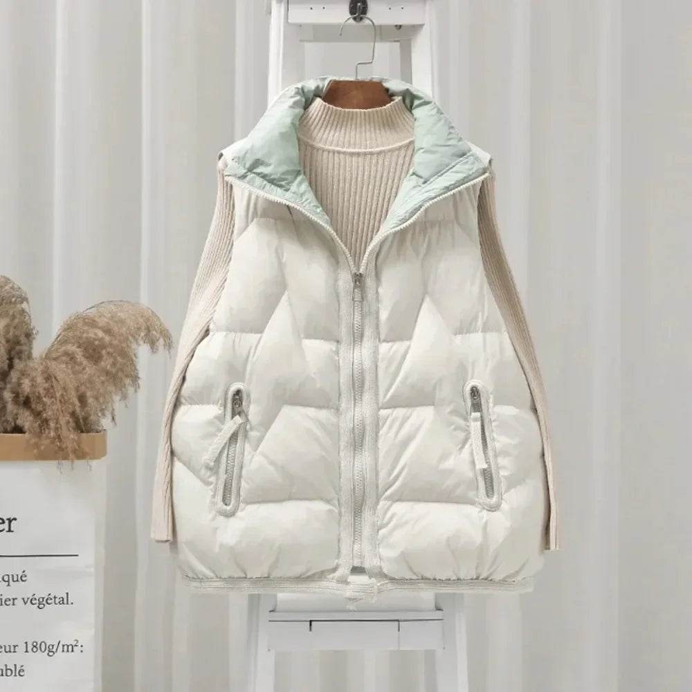 Buy Center Women's 2024 Winter Sleeveless Down Vest - Ultra-Light & Warm - Buy Center UK