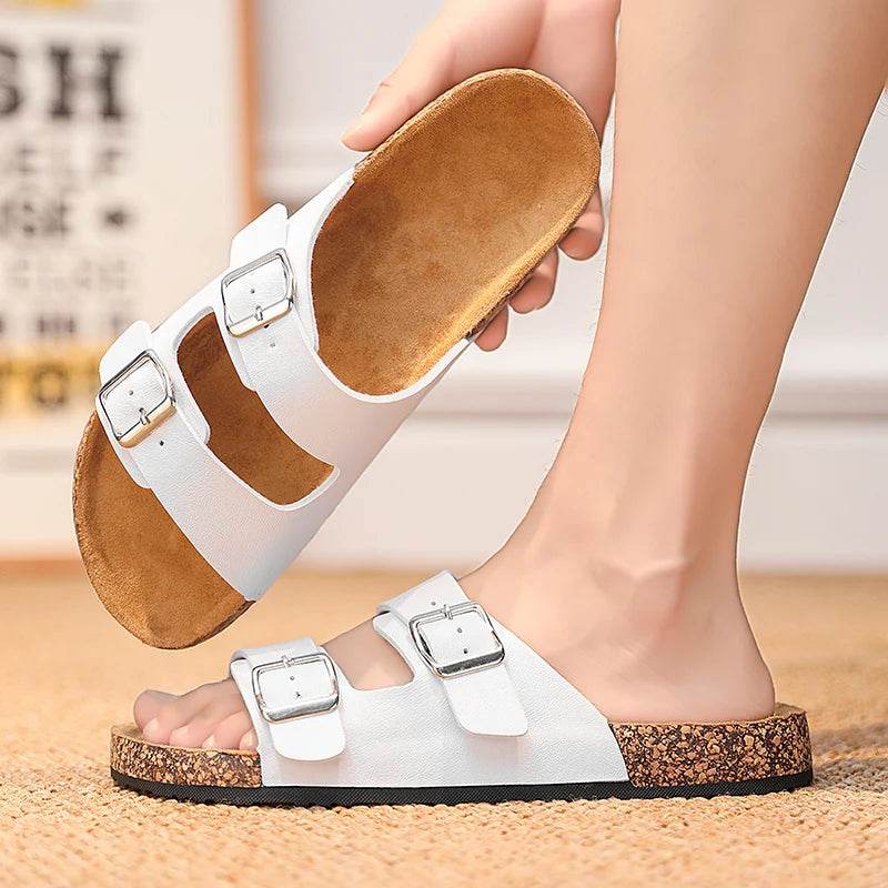 Buy Center Unisex Brik Flat Sandals - Comfortable Beach Slides - Buy Center UK