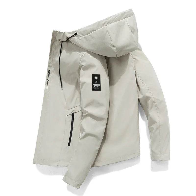 Buy Center Men's Outdoor Windproof Jacket - Hooded, Casual Style - Buy Center UK