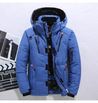 Buy Center Men's Winter Hooded Puffer Jacket - Windproof & Warm - Buy Center UK