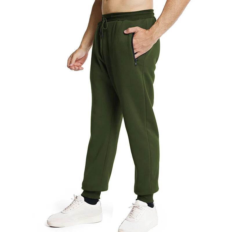 Buy Center Men’s Sweatpants - Side Zipper Pockets, Elastic Waist Joggers - Buy Center UK