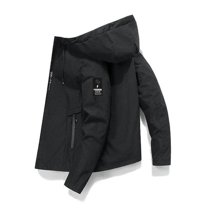Buy Center Men's Outdoor Windproof Jacket - Casual Hooded Design - Buy Center UK
