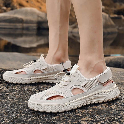 Buy Center Men's Leather Sandals - Outdoor Sports & Beach Shoes - Buy Center UK