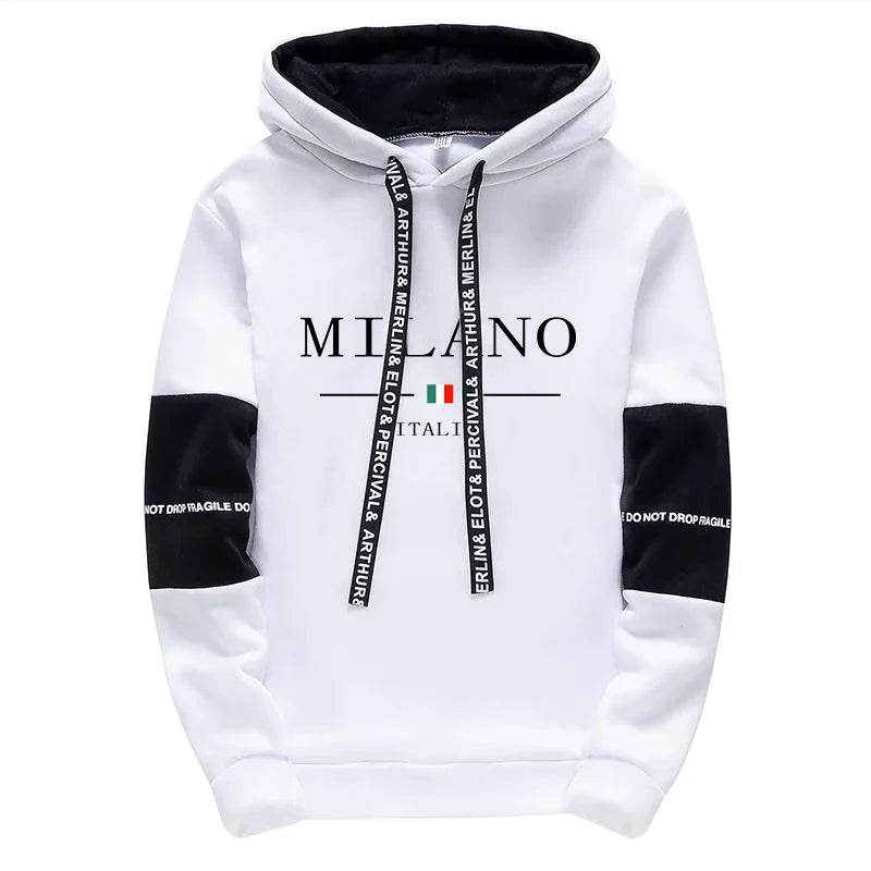 Buy Center Men's Sportswear Hooded Jogging Suit - Italia Milan Print - Buy Center UK