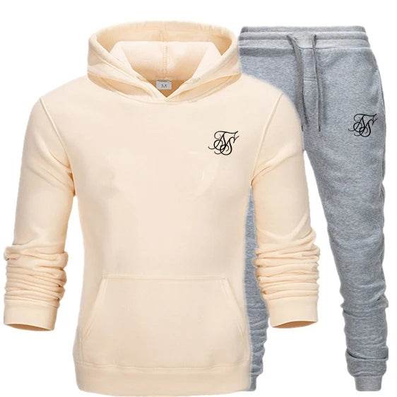 Sik Silk Men’s Tracksuit - Stylish Sweatshirt & Sweatpants Set - Buy Center UK