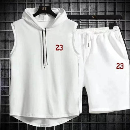 Buy Center Men's Summer Two Piece Set - Casual T-Shirt & Shorts - Buy Center UK