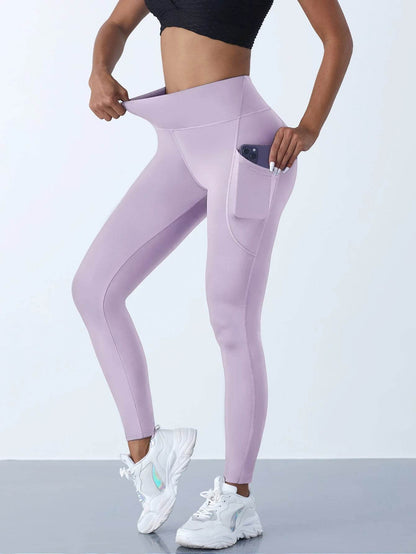 Buy Center Women's High Waist Yoga Leggings - Tummy Control with Pockets - Buy Center UK