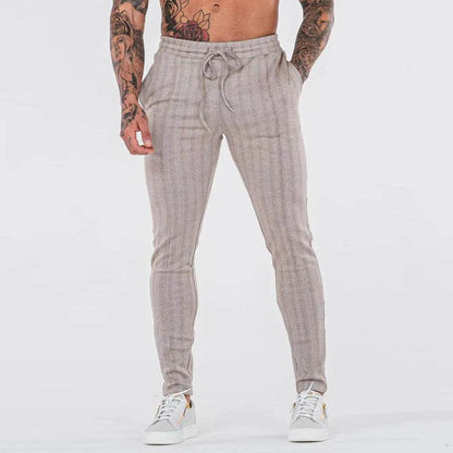 Custom Logo Men's Gym Track Pants - Flared Streetwear Trousers - Buy Center UK