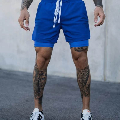 Buy Center 2 in 1 Running Shorts for Men - Breathable, Quick-Dry Design - Buy Center UK