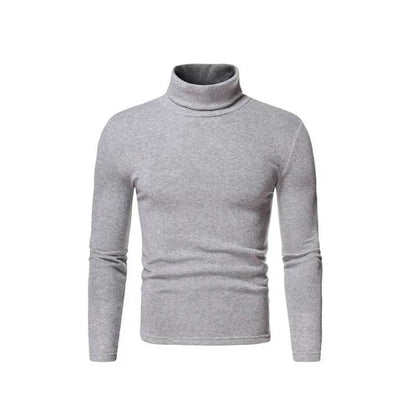 Buy Center Men's Casual Slim Fit Turtleneck Pullover - Autumn Fashion - Buy Center UK