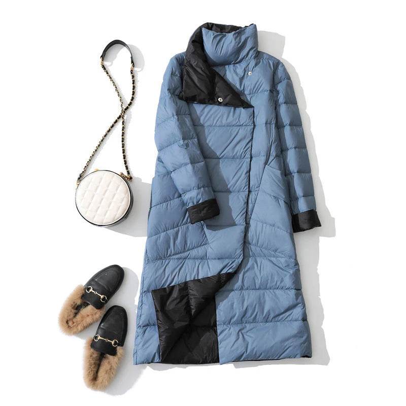 2025 Women’s Double-Sided Down Jacket - Elegant Winter Coat - Buy Center UK