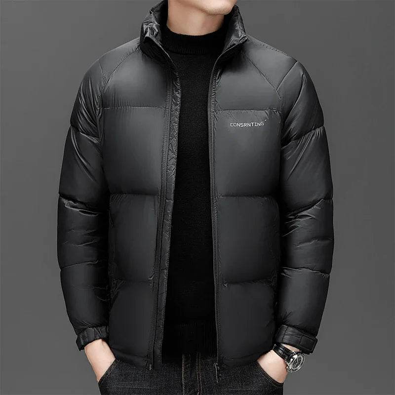 2024 Winter Puffer Jacket for Men - Windproof, Stylish & Warm - Buy Center UK