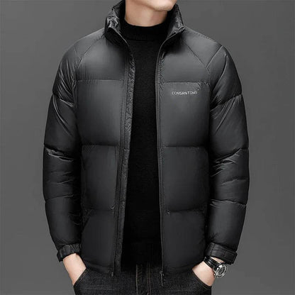 2024 Winter Puffer Jacket for Men - Windproof, Stylish & Warm - Buy Center UK