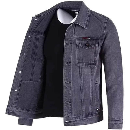 Buy Center Men's Multi-Pocket Denim Jacket - Casual Trendy Workwear - Buy Center UK