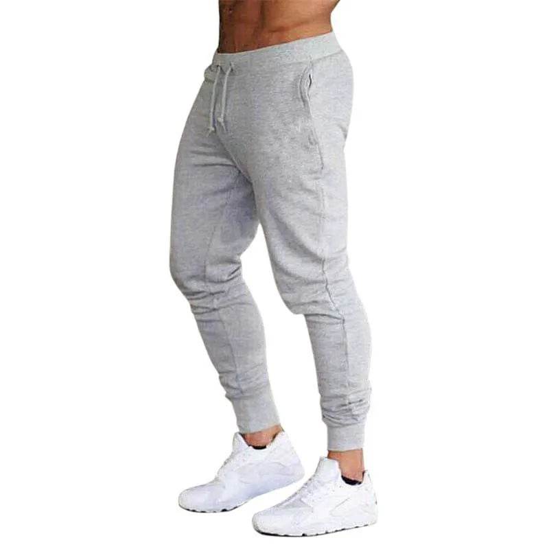 Men's Casual Fleece Sweatpants - Perfect for Running and Gym Workouts - Buy Center UK