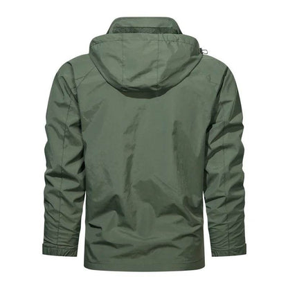 2025 Spring Thin Windbreaker Jacket for Men - Lightweight, Hooded Design - Buy Center UK