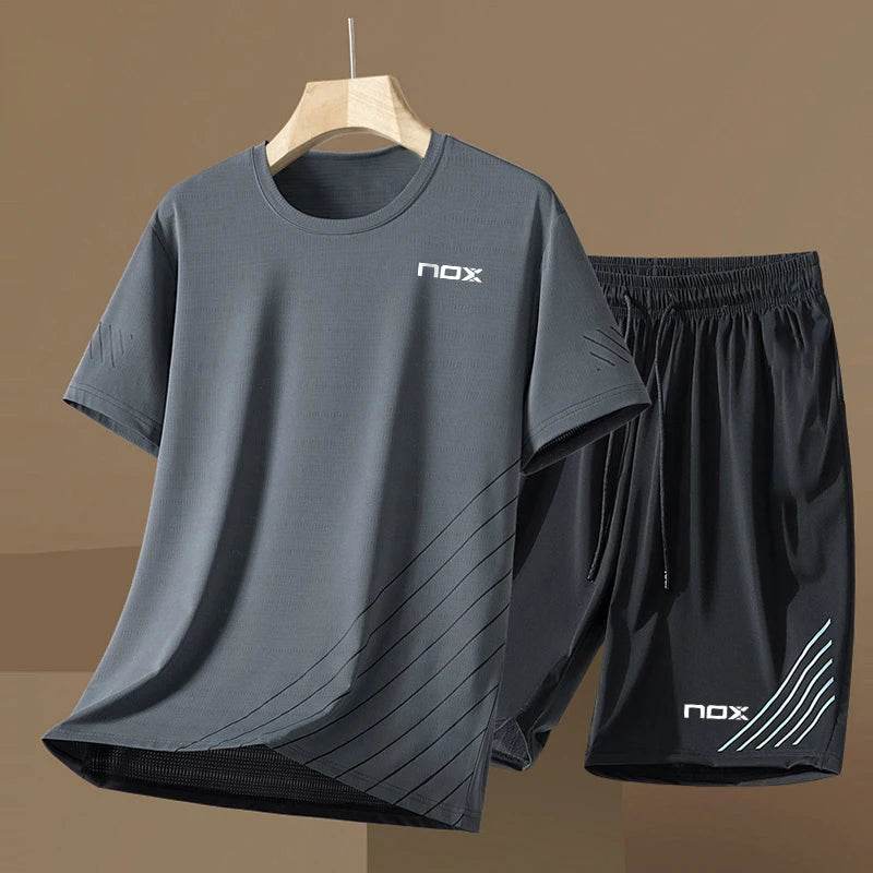 Buy Center Men's Tennis Sportswear - Summer T-shirt & Shorts Set - Buy Center UK