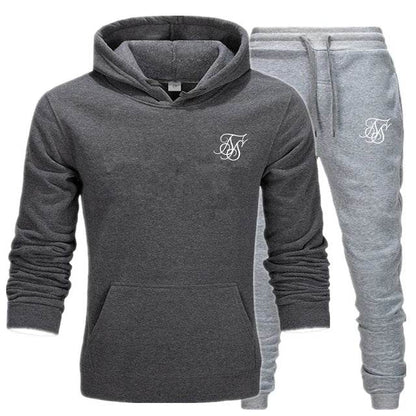 Sik Silk Men’s Tracksuit - Stylish Sweatshirt & Sweatpants Set - Buy Center UK