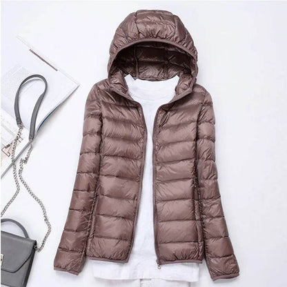 2024 Women’s Packable Puffer Jacket - Ultra Lightweight & Stylish - Buy Center UK