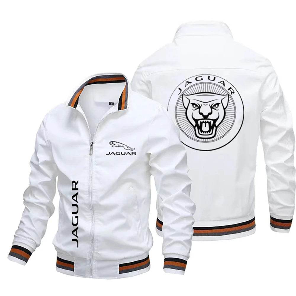 Buy Center Men's Stand-Up Collar Jacket - High-Quality Motorcycle Wear - Buy Center UK