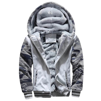 Buy Center Men's Fleece Jacket - Thick Hooded Coat for Winter - Buy Center UK