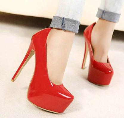 Buy Center 15cm High Heels - Platform Pumps for Nightclub & Weddings - Buy Center UK