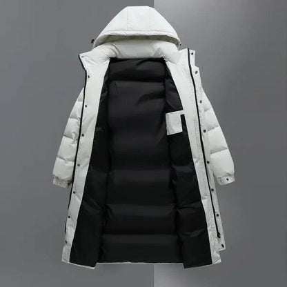 Buy Center Men’s Long Puffer Jacket - Windproof & Warm Winter Coat - Buy Center UK