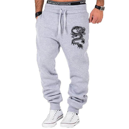 Buy Center Dragon Print Jogger Pants for Men - Stylish Fitness Wear - Buy Center UK