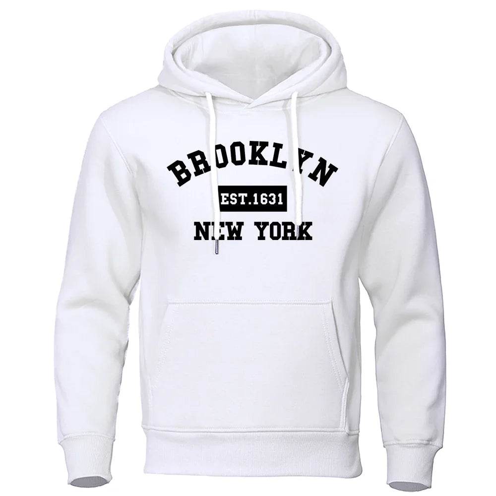Buy Center Letter Printed Men's Hoodie - Stylish Loose Fit & Warm - Buy Center UK